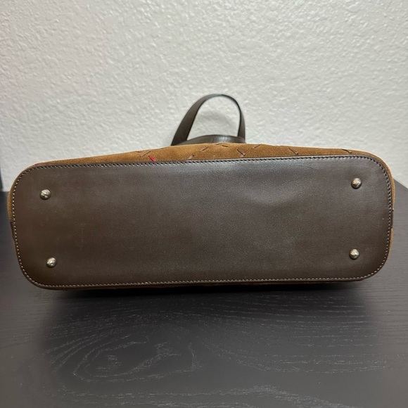 EUC Vintage Burberry leather & suede handbag - Picture 3 of 8